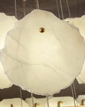 Merlin Tiered Circular Alabaster Chandelier