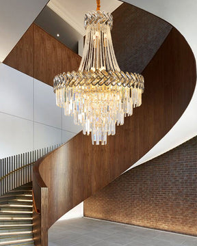 Merlin Tiered Crystal Chandelier