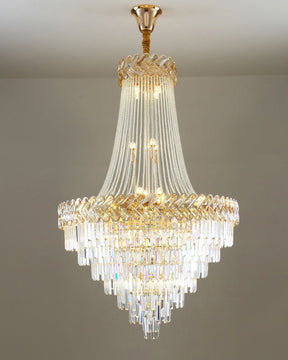 Merlin Tiered Crystal Chandelier