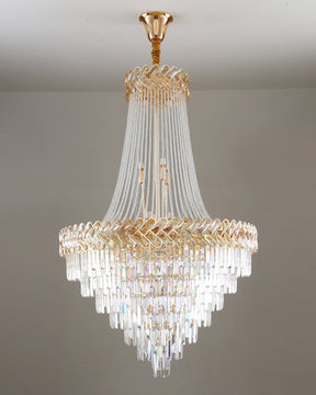 Merlin Tiered Crystal Chandelier