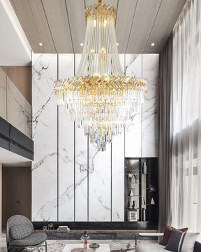 Merlin Tiered Crystal Chandelier