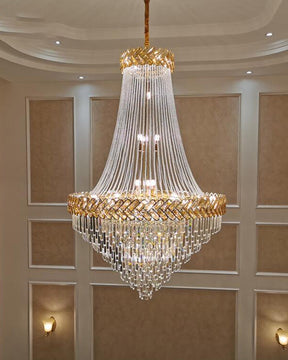 Merlin Tiered Crystal Chandelier