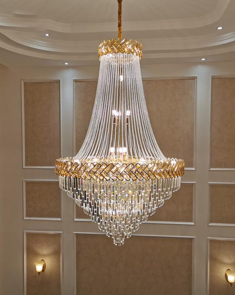 Merlin Tiered Crystal Chandelier