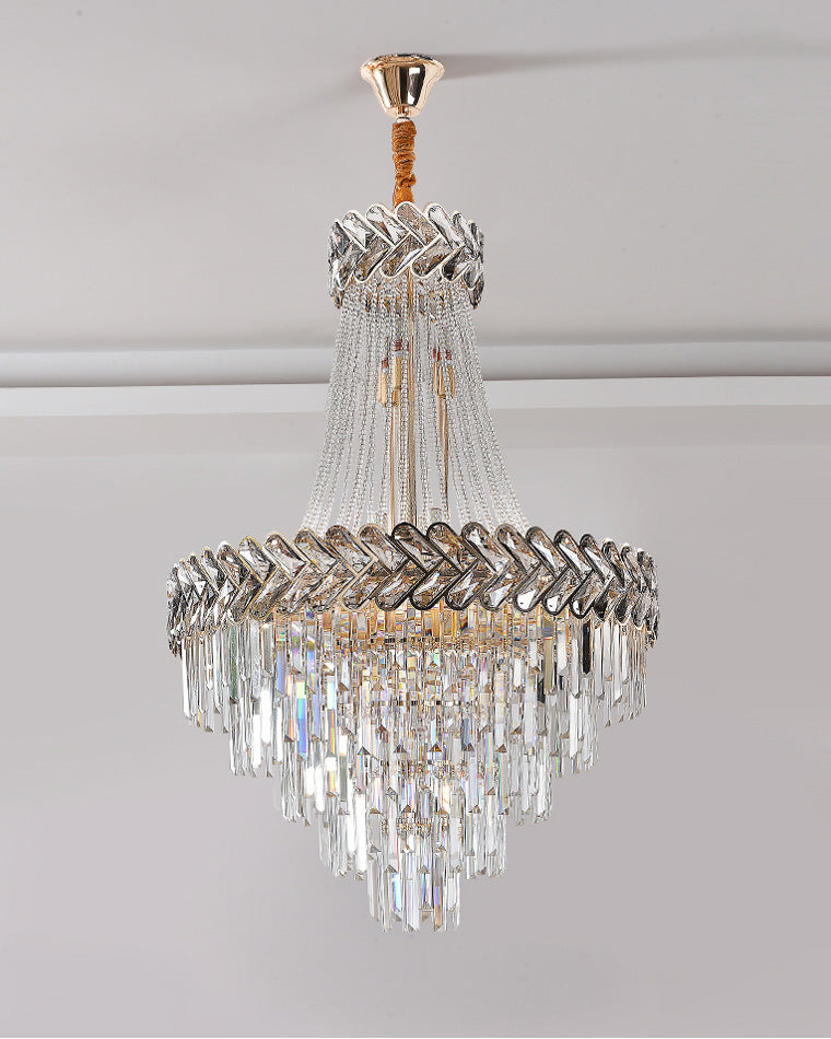 Merlin Tiered Crystal Chandelier