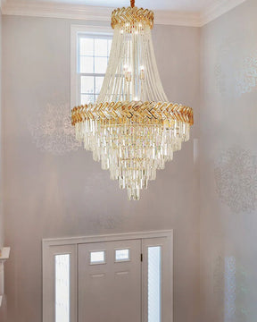 Merlin Tiered Crystal Chandelier