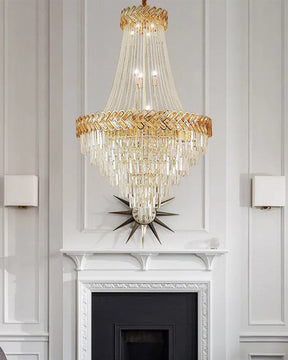 Merlin Tiered Crystal Chandelier