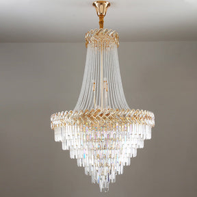 Merlin Tiered Crystal Chandelier