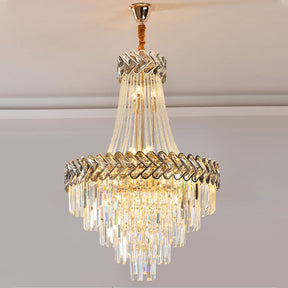 Merlin Tiered Crystal Chandelier