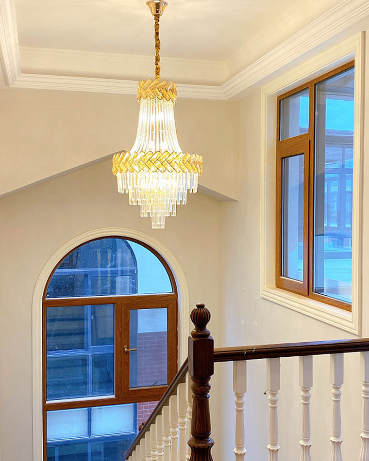 Merlin Tiered Crystal Chandelier