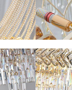 Merlin Tiered Crystal Chandelier
