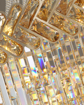 Merlin Tiered Crystal Chandelier