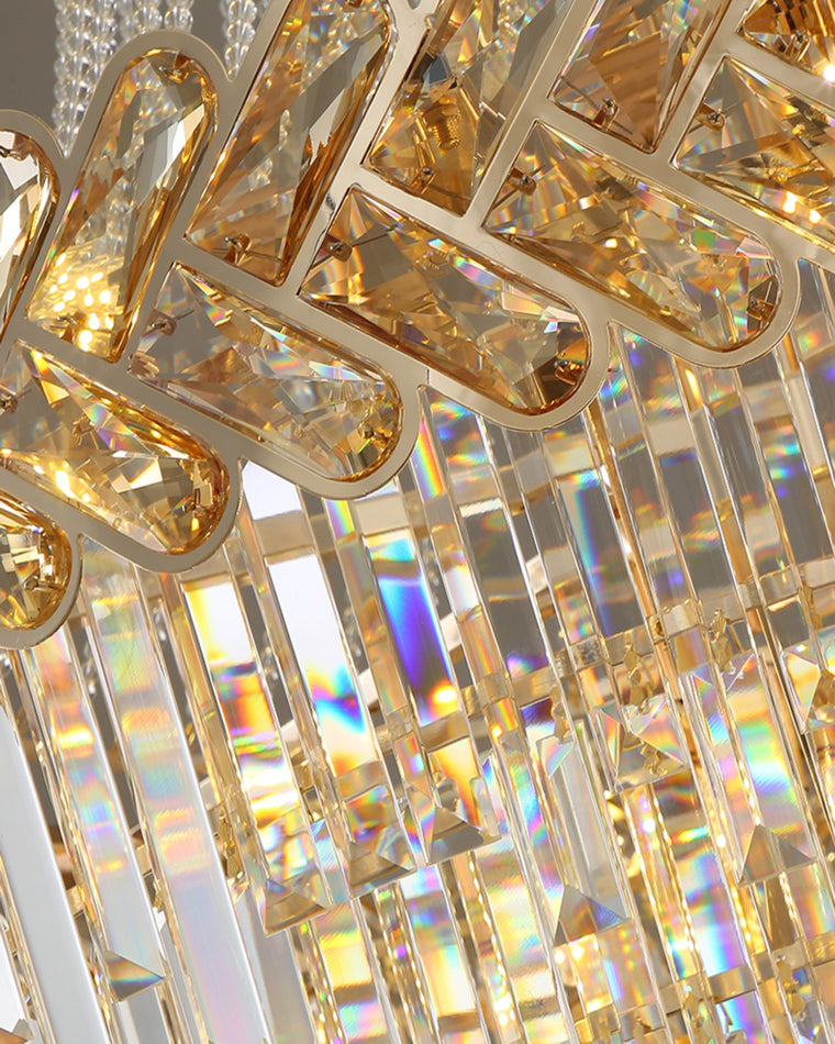 Merlin Tiered Crystal Chandelier