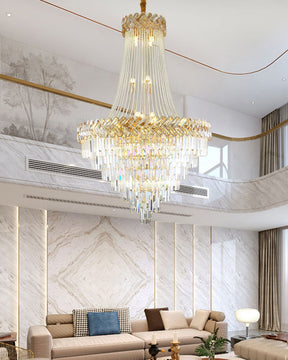 Merlin Tiered Crystal Chandelier