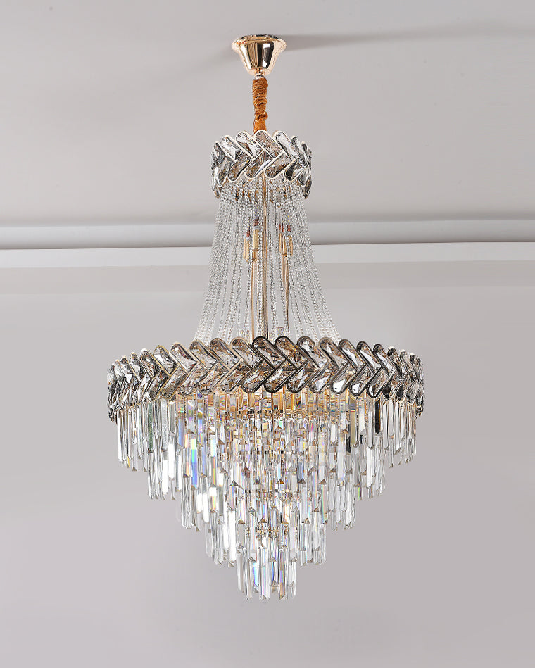 Merlin Tiered Crystal Chandelier