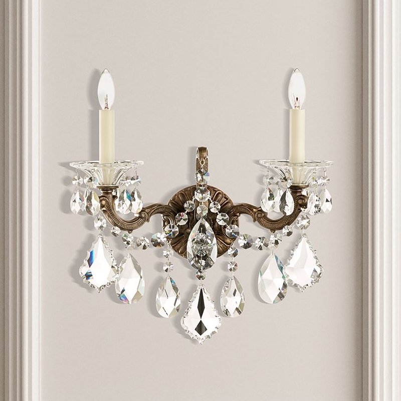 Merlinlamps 5001 La Scala 2-lt 17" Tall Wall Sconce