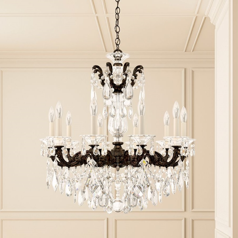 Merlinlamps 5074 La Scala 10-lt 28" Chandelier