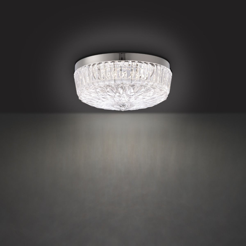 Merlinlamps S6812 Regina 1-lt 12" LED Flush Mount