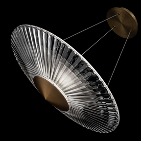 Merlinlamps S7224 Origami 1-lt 24" LED Pendant