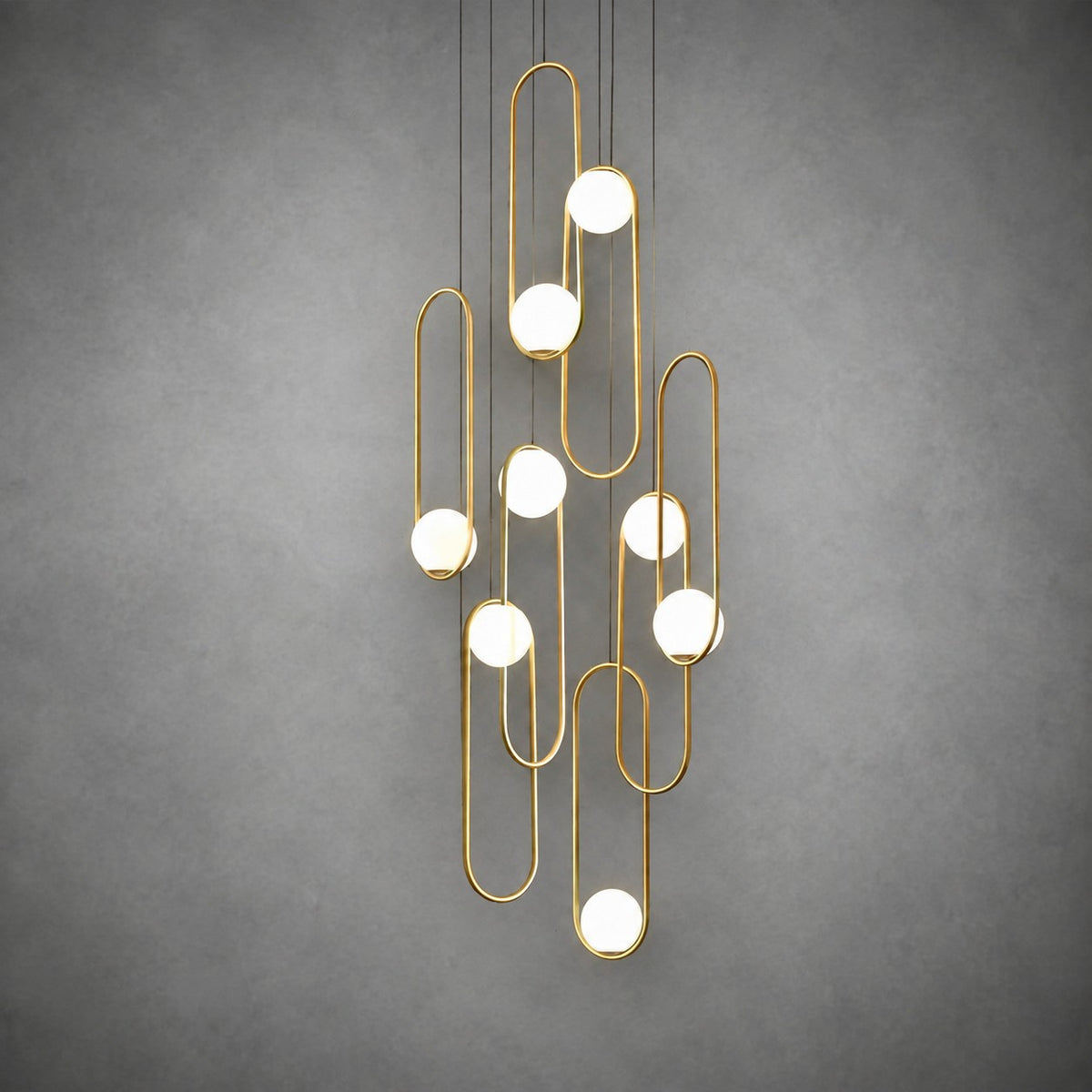 Mila Multi-Light Staircase Chandelier