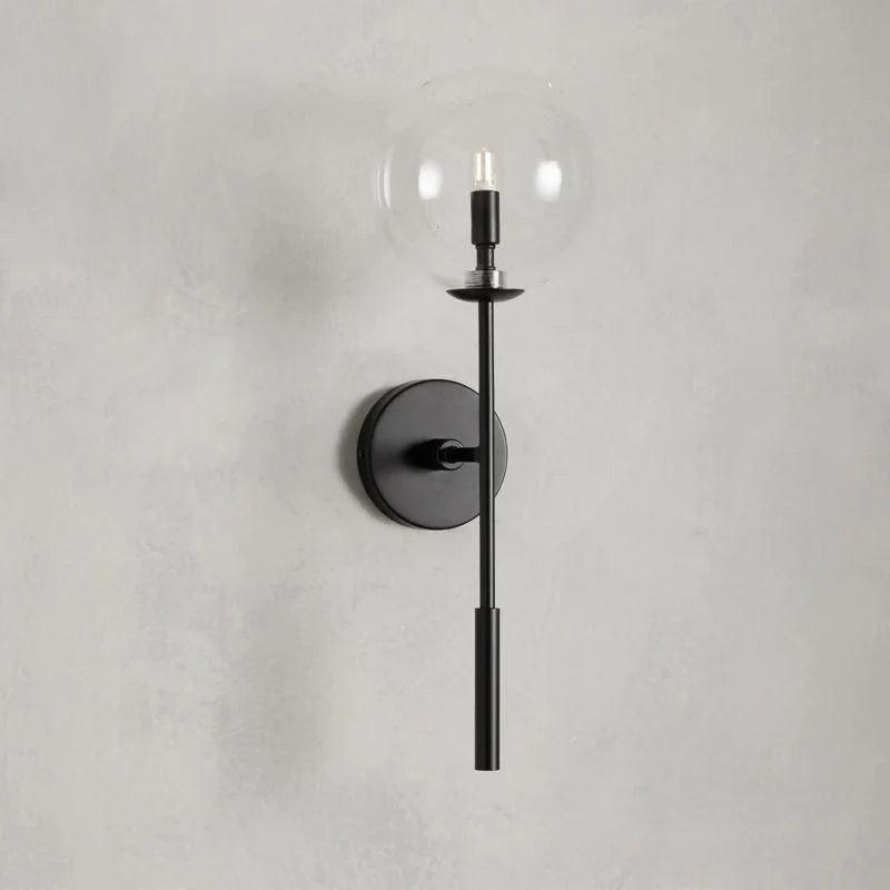Modern Apollo Glass Ball Wall Sconce