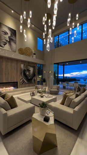 Modern Artisan Crafted Geometric Optic Glass Pendant for Staircase/Foyer/Entryway/Hallway