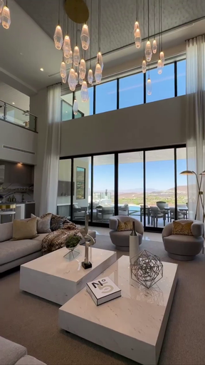 Modern Artisan Crafted Geometric Optic Glass Pendant for Staircase/Foyer/Entryway/Hallway