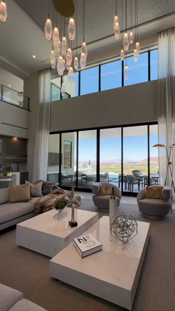 Modern Artisan Crafted Geometric Optic Glass Pendant for Staircase/Foyer/Entryway/Hallway