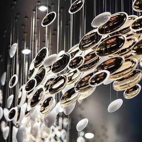 Modern Artistic Unique Golden Dragon Egg Chandelier for Staircase/ Sales Center/ Hotel