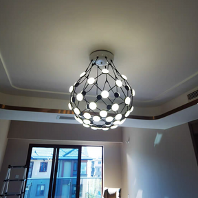 Modern Basket Chandelier for Living/Dining Room
