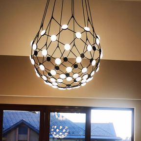 Modern Basket Chandelier for Living/Dining Room