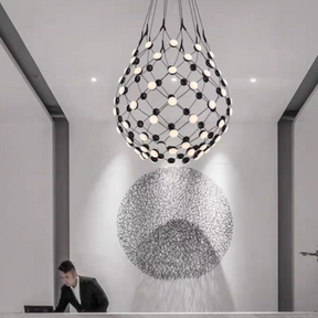 Modern Basket Chandelier for Living/Dining Room