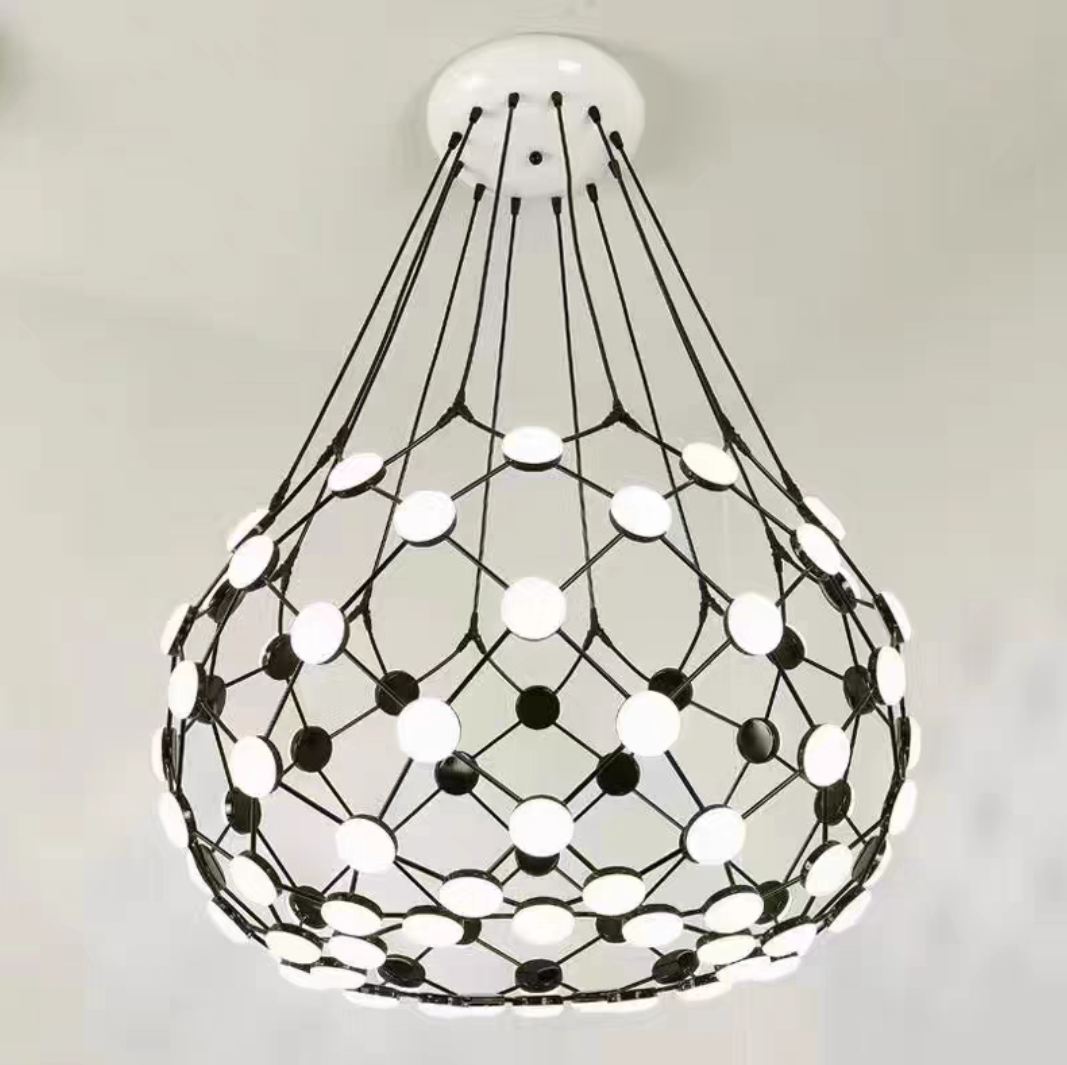 Modern Basket Chandelier for Living/Dining Room