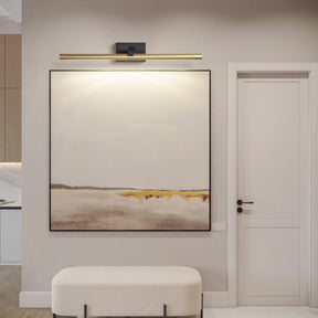 Modern Brass LED Wall-Mounted Vanity Light for Bathroom Mirrors