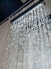 Modern Creative Waterfall Tassel Crystal Chandelier for Dining Room/Kitchen Island
