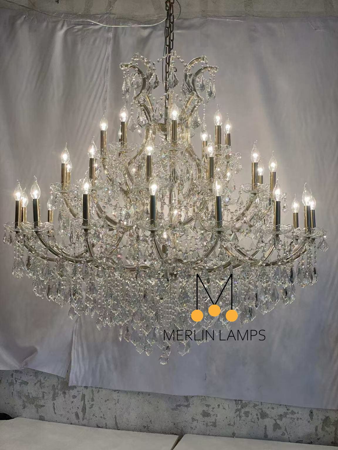 Modern Crystal Chandelier 37 Light
