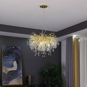 Michelli Modern Crystal Tree Branch Chandelier for Living Room