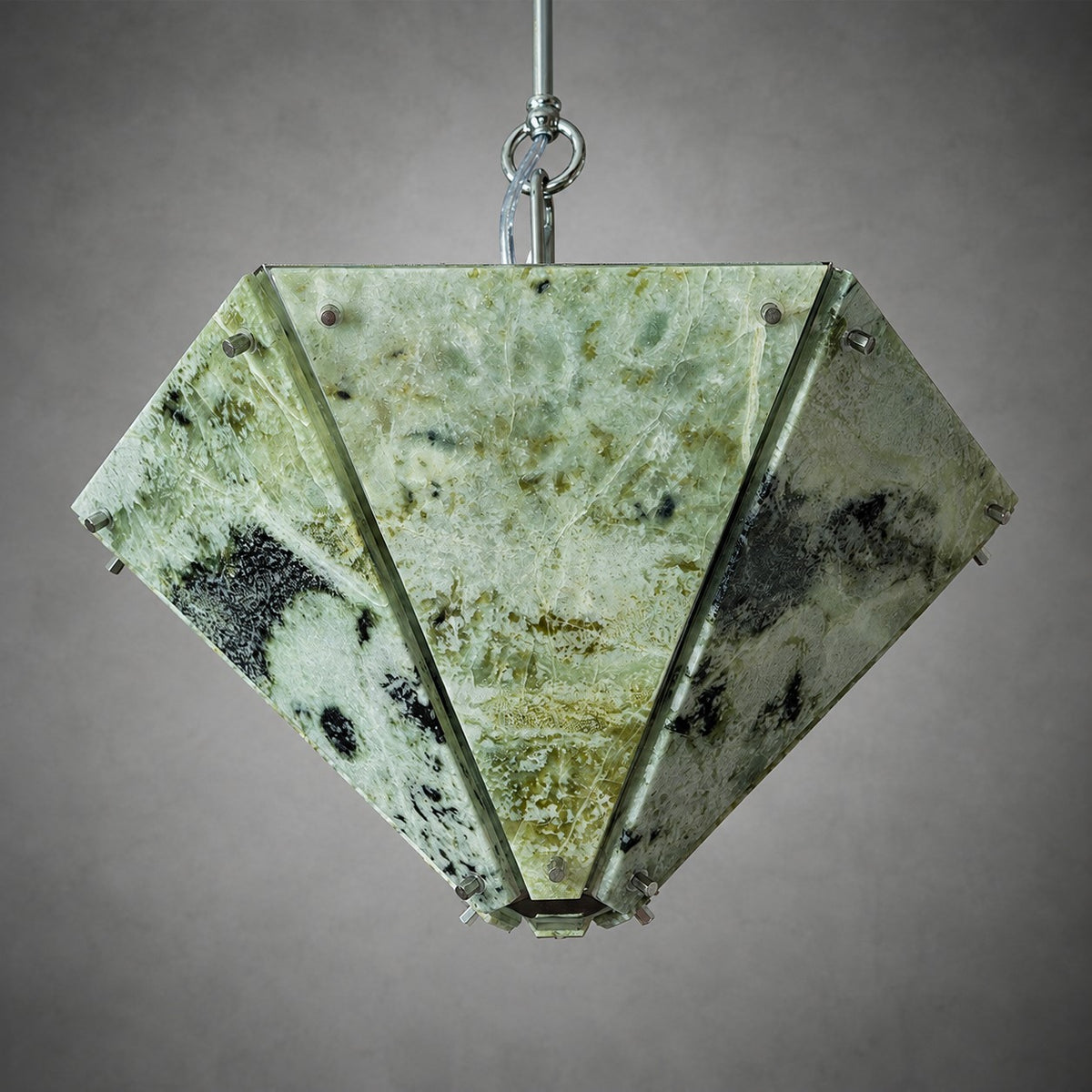 Modern Faceted Luxury stone Chandelier