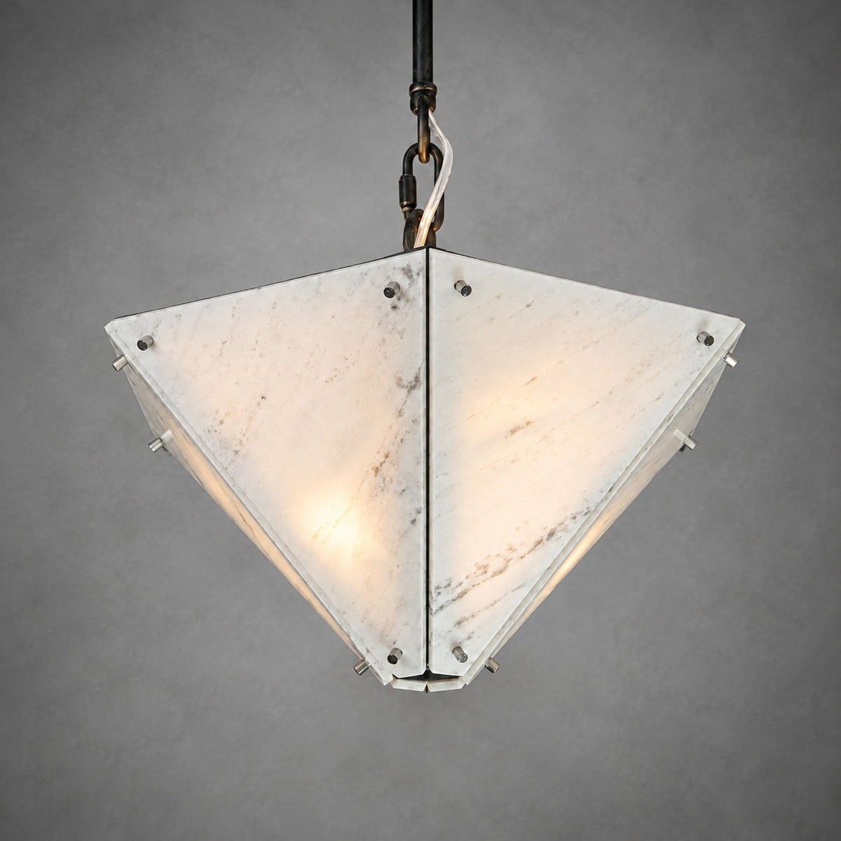 Modern Faceted Luxury stone Chandelier