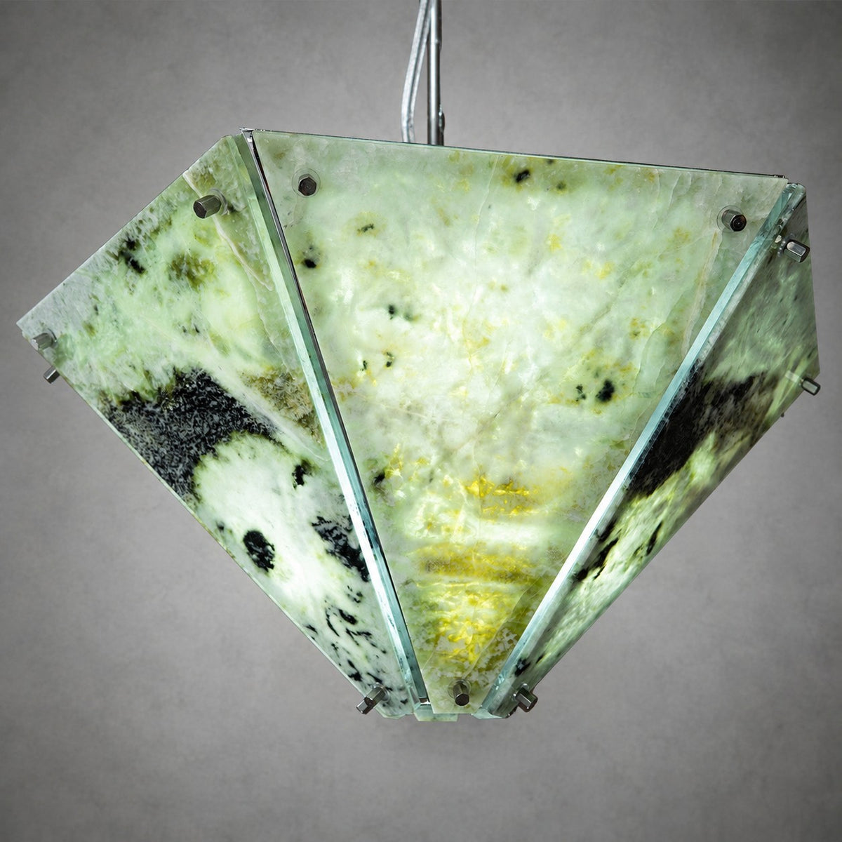 Modern Faceted Luxury stone Chandelier