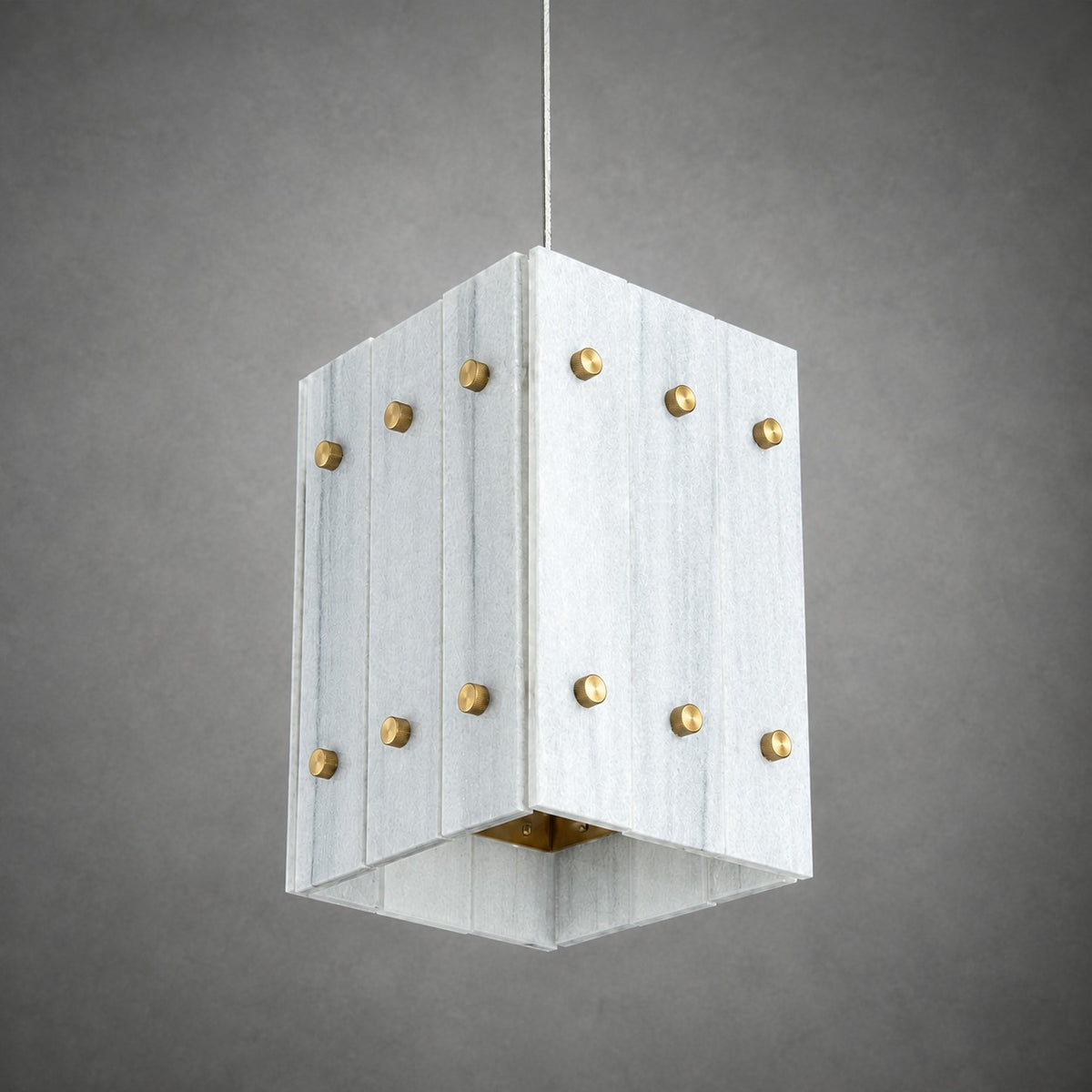 Modern Faceted Luxury stone Pendant Light