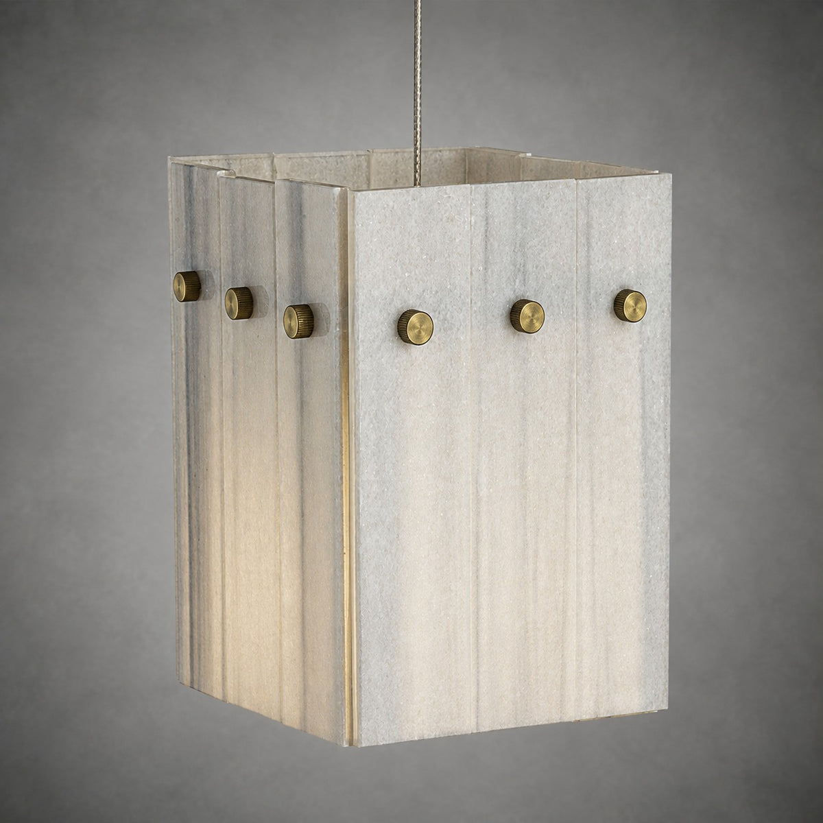 Modern Faceted Luxury stone Pendant Light