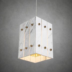 Modern Faceted Luxury stone Pendant Light