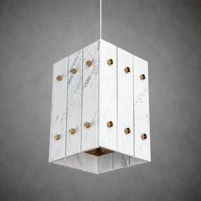 Modern Faceted Luxury stone Pendant Light