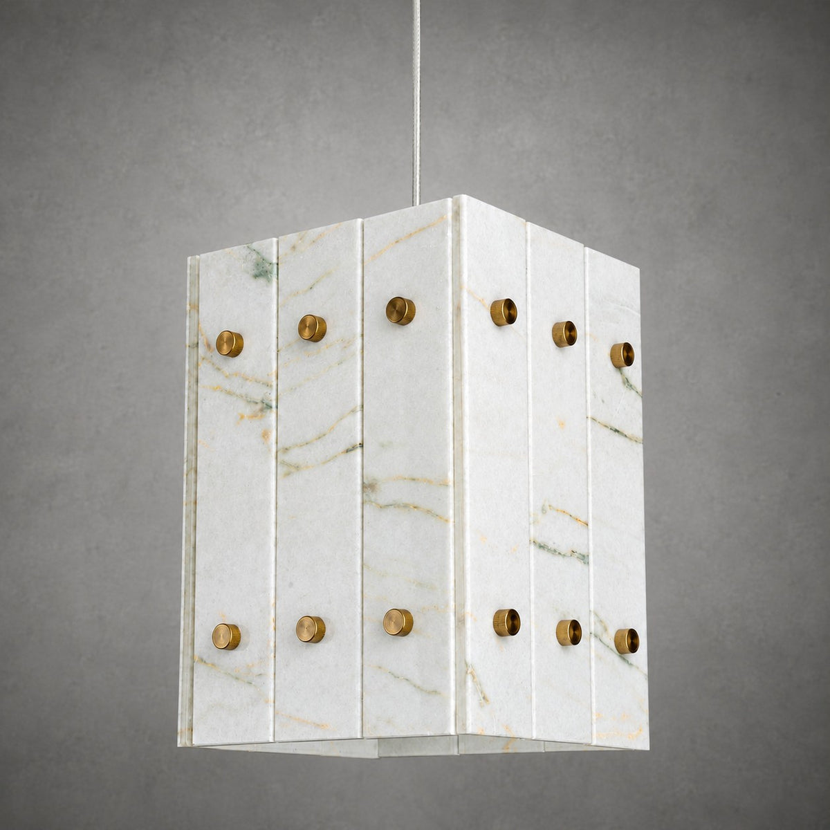 Modern Faceted Luxury stone Pendant Light
