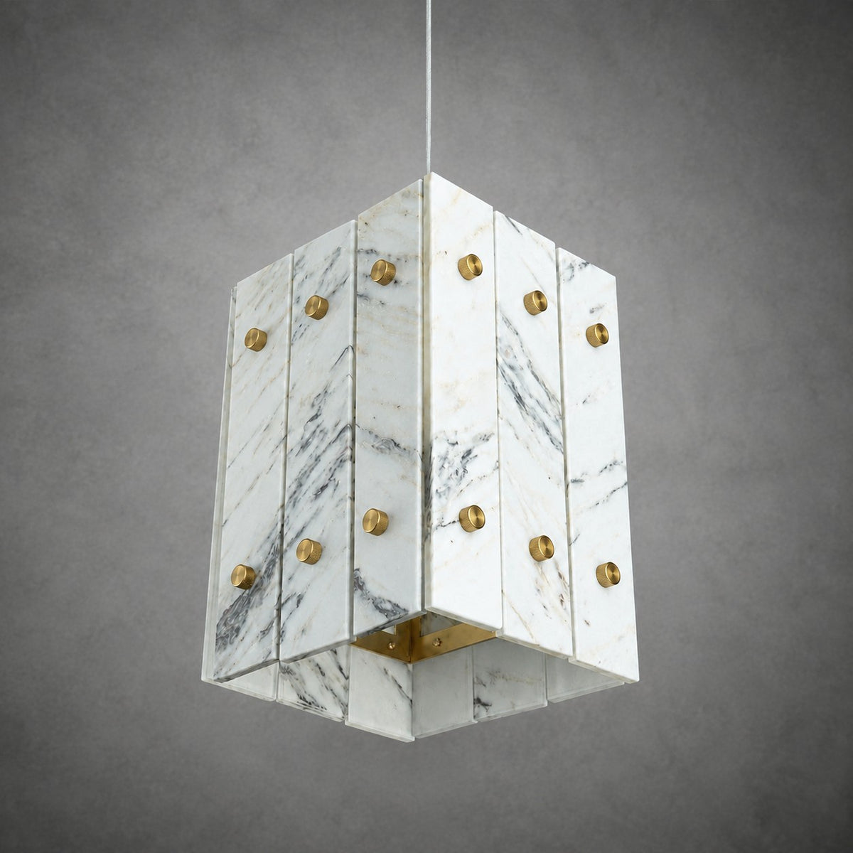 Modern Faceted Luxury stone Pendant Light