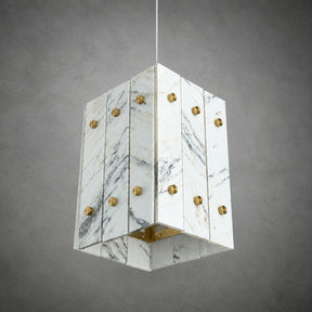 Modern Faceted Luxury stone Pendant Light