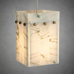 Modern Faceted Luxury stone Pendant Light
