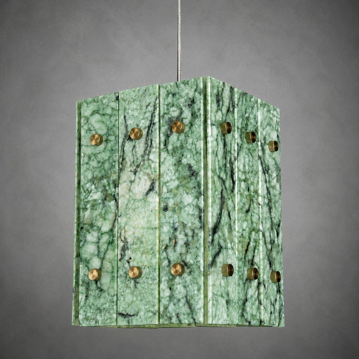 Modern Faceted Luxury stone Pendant Light