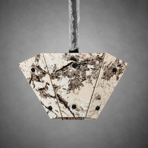 Modern Faceted Snowcrest White Luxury stone Chandelier