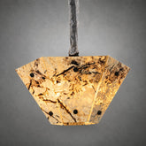 Modern Faceted Snowcrest White Luxury stone Chandelier
